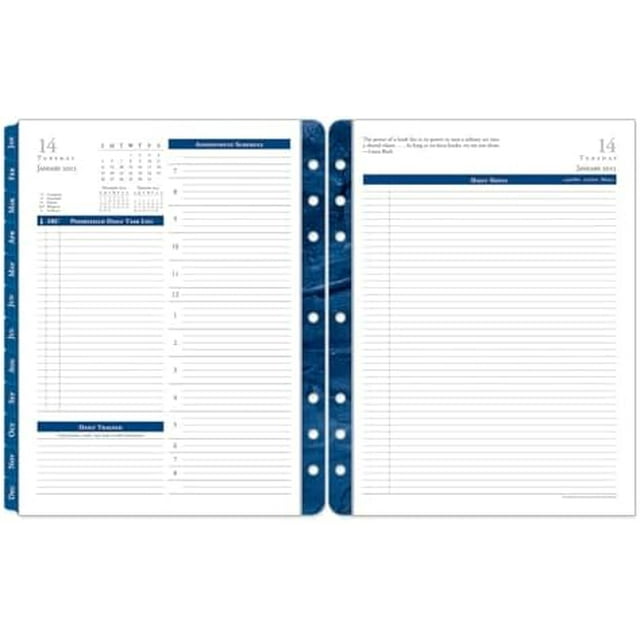 FranklinCovey Monticello Two Page Per Day RingBound Planner (Monarch FranklinCovey Monticello Two Page Per Day RingBound Planner (Monarch