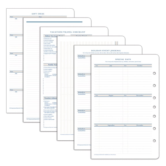 FranklinCovey Occasions Forms Pack (Classic Size)
