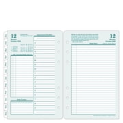 FranklinCovey Original Two Page Per Day Ring-bound Planner Compact Size, Oct 2026 - Sep 2027