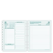 FranklinCovey Original Two Page Per Day Ring-bound Planner Oct 2026 - Sep 2027, Monarch Size