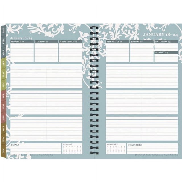 FranklinCovey Perspective Wirebound Weekly Planner Refill, 5.5" x 8.5