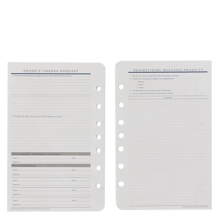 FranklinCovey Project Management Forms (Classic Size)