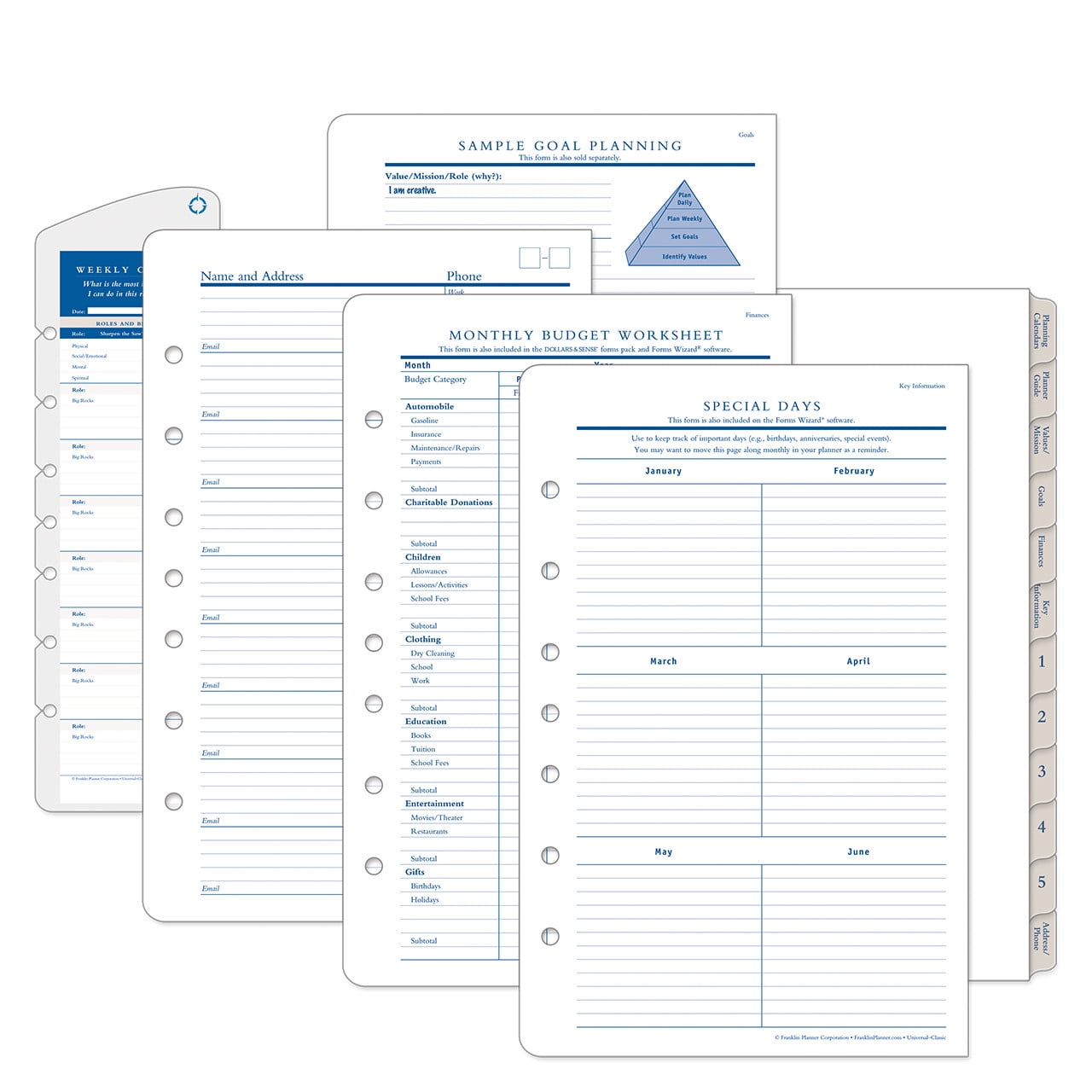 FranklinCovey Starter Pack (Classic Size)