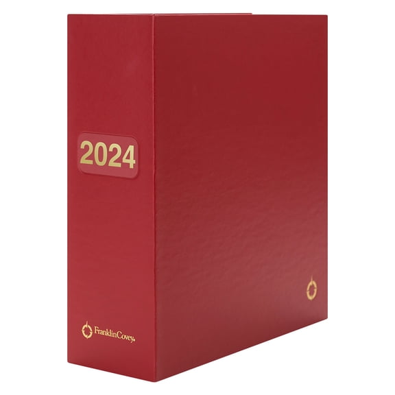 FranklinCovey Storage Binder (Classic Size, Red)