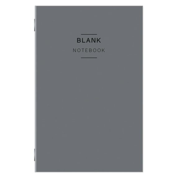 FranklinCovey Travelers Blank Notebook (Classic Size, Gray)