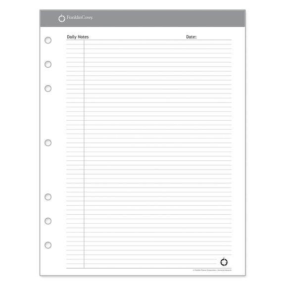 FranklinCovey Universal Portfolio Notepads (Monarch Size)