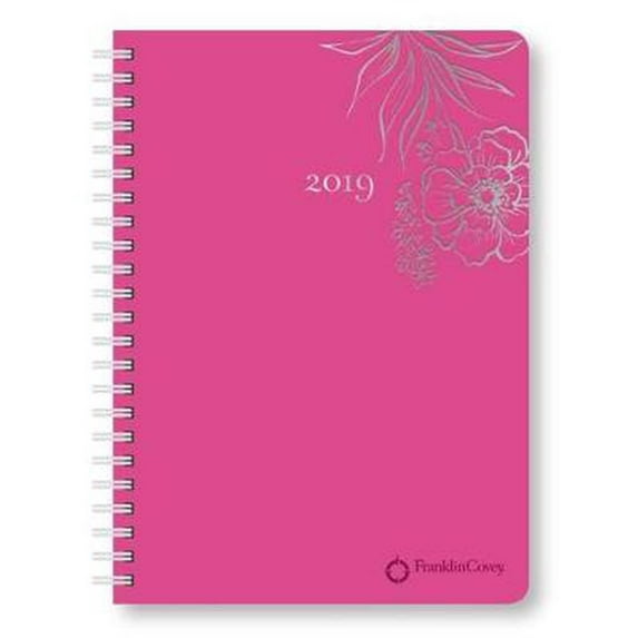 2019 PINK FLOWER PLANNER