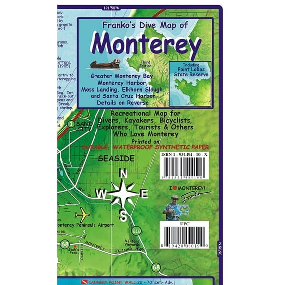 Franko Maps - Monterey Bay Map