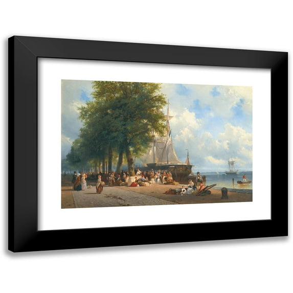 Frans Breuhaus De Groot 14x11 Black Modern Framed Museum Art Print Titled - The Emigrants