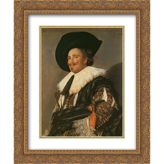 Frans Hals 2x Matted 20x24 Gold Ornate Framed Art Print 'The Laughing Cavalier'