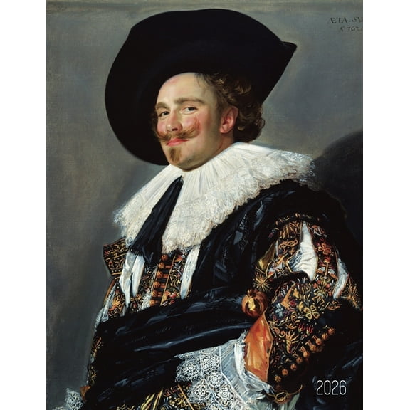 Frans Hals Planner 2026: The Laughing Cavalier Organizer Calendar Year January-December 2026 (12 Months) Dutch Baroque A, (Paperback)
