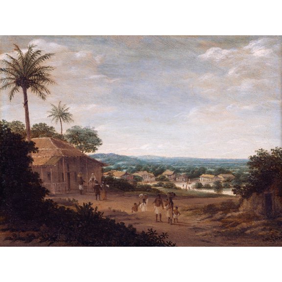 Frans Jansz Post Brazilian Village Painting Extra Large XL Wall Art Poster Print