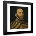 thumbnail image 1 of Frans Pourbus The Elder 12x14 Black Modern Framed Museum Art Print Titled - Portrait of a Knight of the Order of Calatrava, Probably of the Sorias or Soreau Lineage (Sorel) (1555 - 1581), 1 of 5