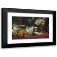 thumbnail image 1 of Frans Snyders 14x11 Black Modern Framed Museum Art Print Titled - Still Life with Small Game and Fruits (1600 - 1657), 1 of 5