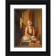 thumbnail image 1 of Frans Vervloet 14x18 Black Ornate Wood Framed Double Matted Museum Art Print Titled - An Interior with a Turkish Gentleman in Prayer (1843), 1 of 5