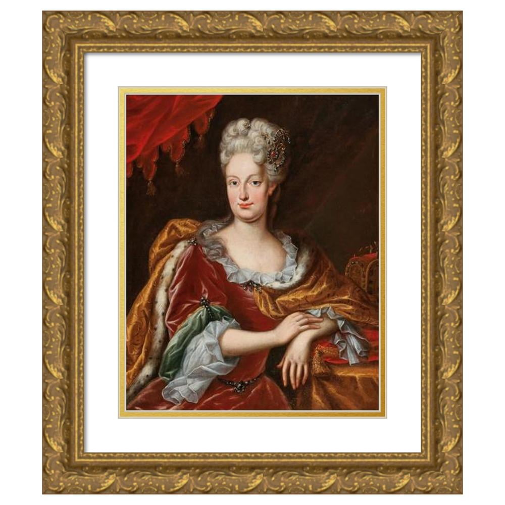 Frans van Stampart 15x18 Black Modern Framed Museum Art Print Titled -  Portrait of the Empress Elisabeth Christine (1691-1750) - Walmart.com, image size:1000x1000