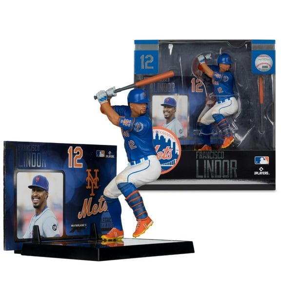 Fransisco Lindor (MLB: New York Mets) 7" Posed Figure McFarlane's SportsPicks #16