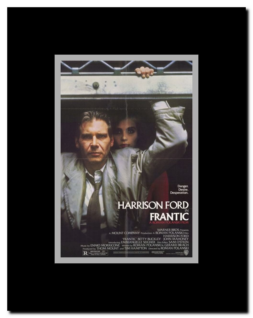 Frantic Framed Movie Poster