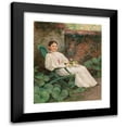 thumbnail image 1 of Frantisek Dvorak 12x14 Black Modern Framed Museum Art Print Titled - Made Hour in the Garden, 1 of 5