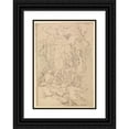 thumbnail image 1 of Franz Albert Venus 11x14 Black Ornate Wood Framed Double Matted Museum Art Print Titled: A Hunting Party (1860-1866), 1 of 5