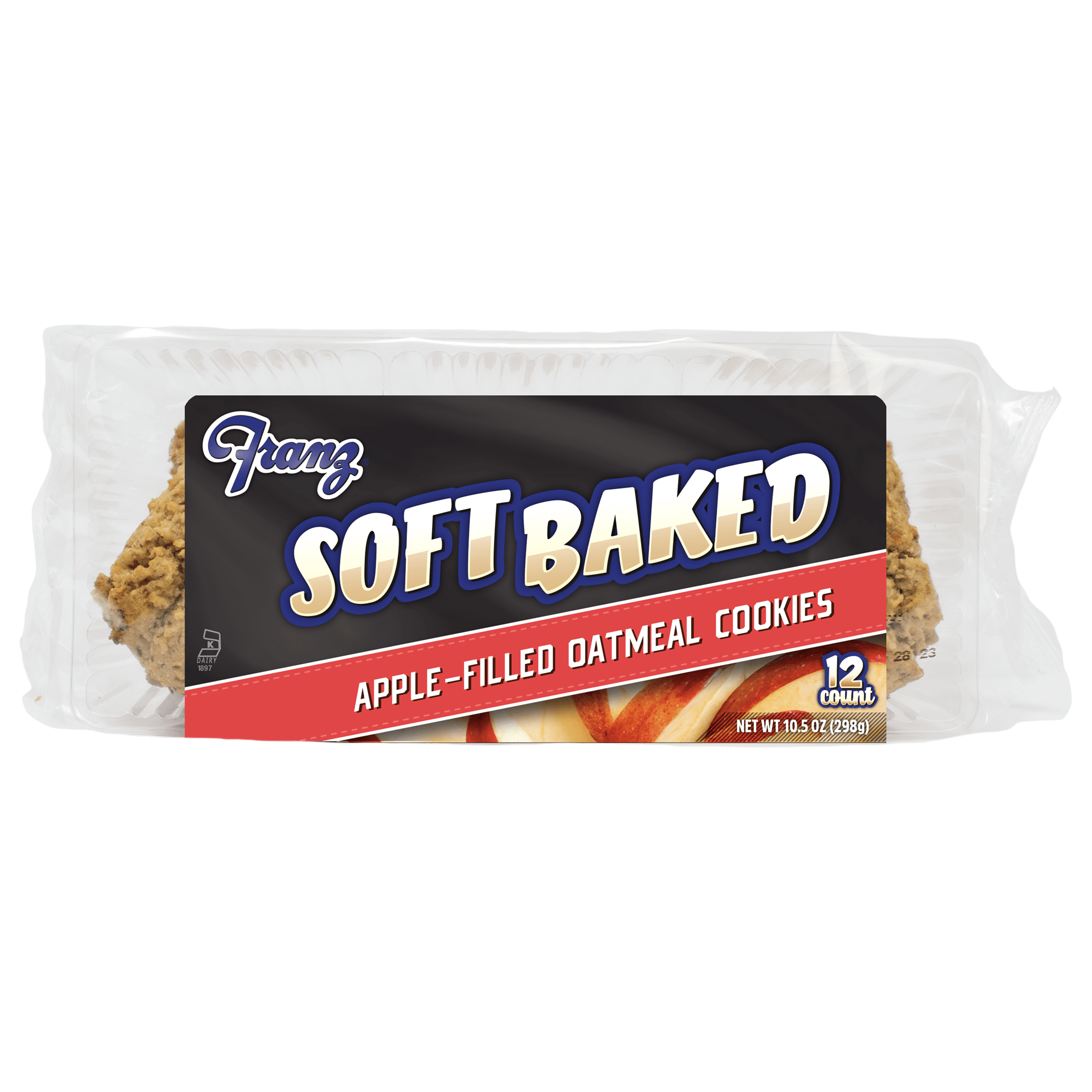 Franz Apple Filled Oatmeal Cookies, 10.5 oz, 12 Count