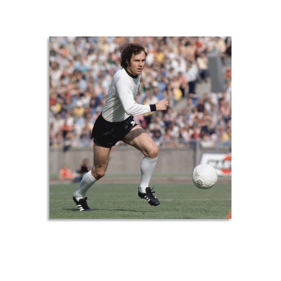 Franz Beckenbauer Footballer Famous Poster Germany Canvas Wall Art Poster Decorative Bedroom Modern Home Print Picture Artworks Posters 20x20inch(50x50cm)