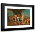 thumbnail image 1 of Franz Christoph Janneck 24x19 Black Modern Framed Museum Art Print Titled - Bacchus and Ariadne on Naxos, 1 of 5