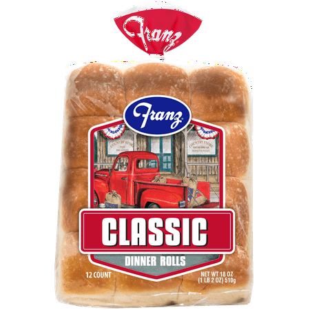 Franz Classic Dinner Rolls, 18 oz, 12 Count