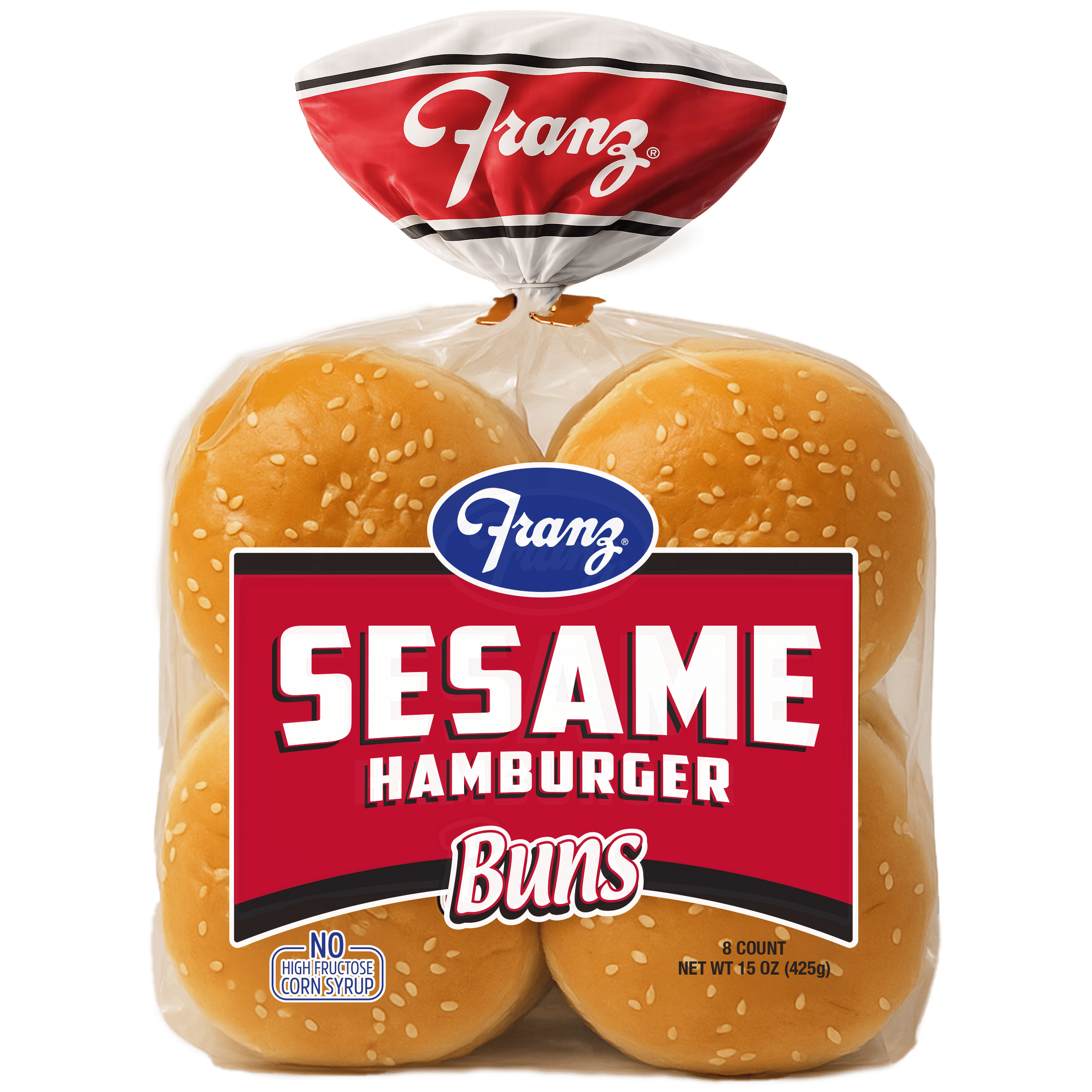 Franz Cluster Sesame Hamburger Buns, 8 Count