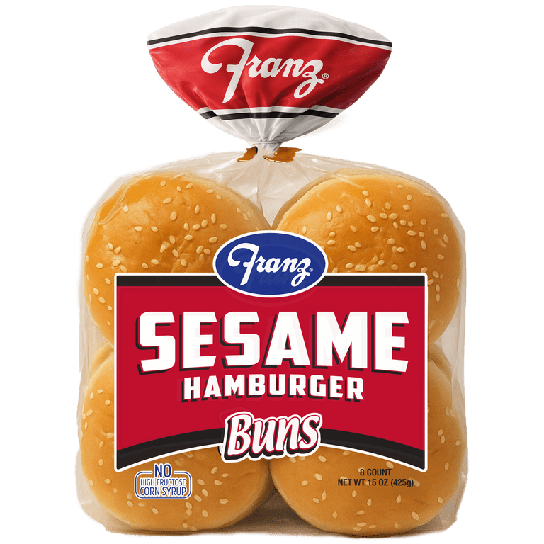 BUNさん専用④ Franz Cluster Sesame Hamburger Buns, 8 Count - Walmart.com