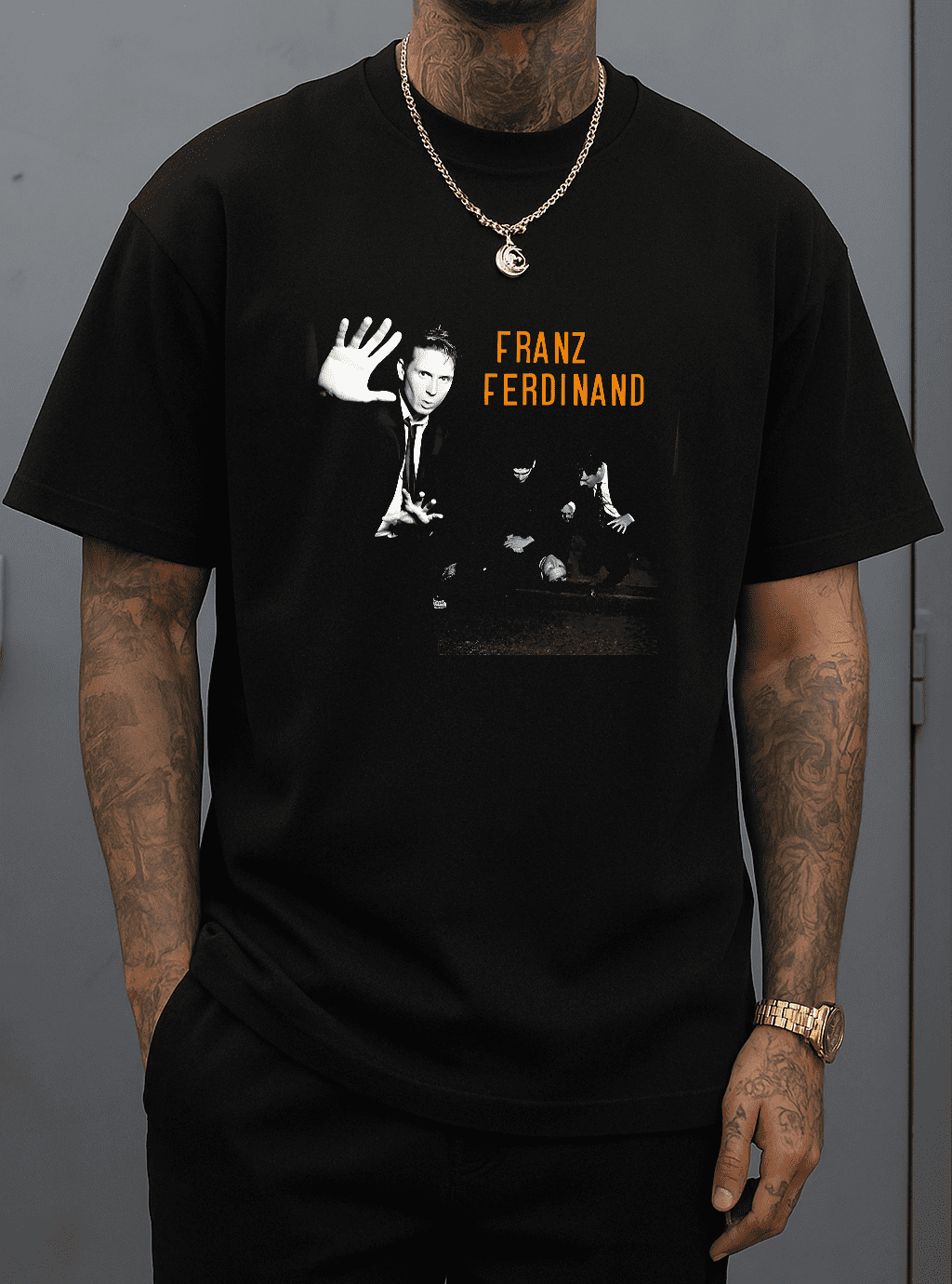 T-shirt Femme Franz Ferdinand - Néon Jaune - Taille XL - American Apparel - NEUF