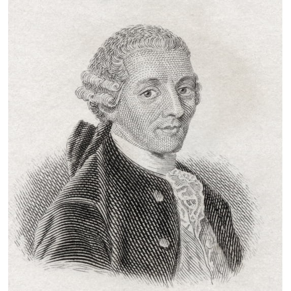 Franz Joseph Haydn 1732 To 1809. Austrian Composer. From Crabb's Historical Dictionary Published 1825. Print