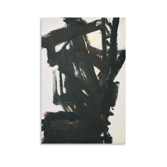 Franz Kline Probst I Large Canvas Printing Famous Paintings Wall Decoration Painting Artwork Wall Art Poster Gifts Bedroom Prints Home Decor Hanging Picture Canvas Painting Posters 12x18inch(30x45cm)