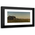 thumbnail image 1 of Franz Korwan 18x11 Black Modern Framed Museum Art Print Titled - Landscape with a Farmyard (1900), 1 of 5