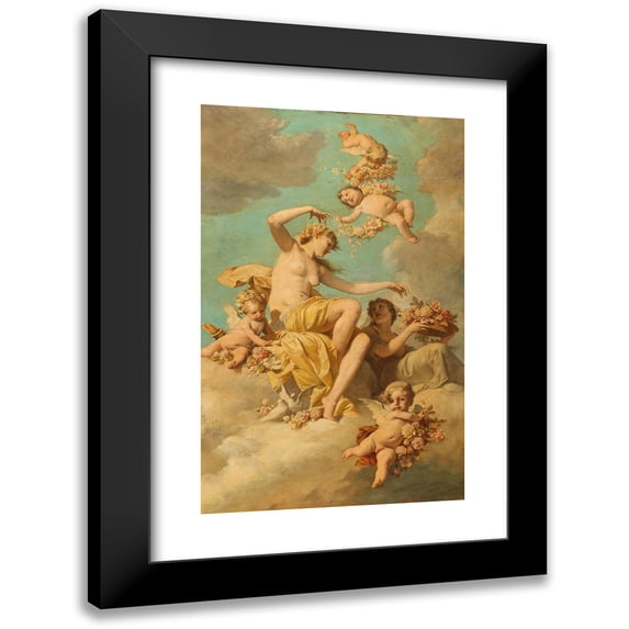 Franz Lefler 13x18 Black Modern Framed Museum Art Print Titled - Flora