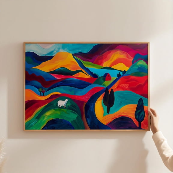 Franz Marc Poster - Inspired Museum Art As A Franz Marc Print - Franz Marc Art For Your Home - Franz Marc Decor Wall Art, Modern Wall Decor, 8x12 UNFRAMED