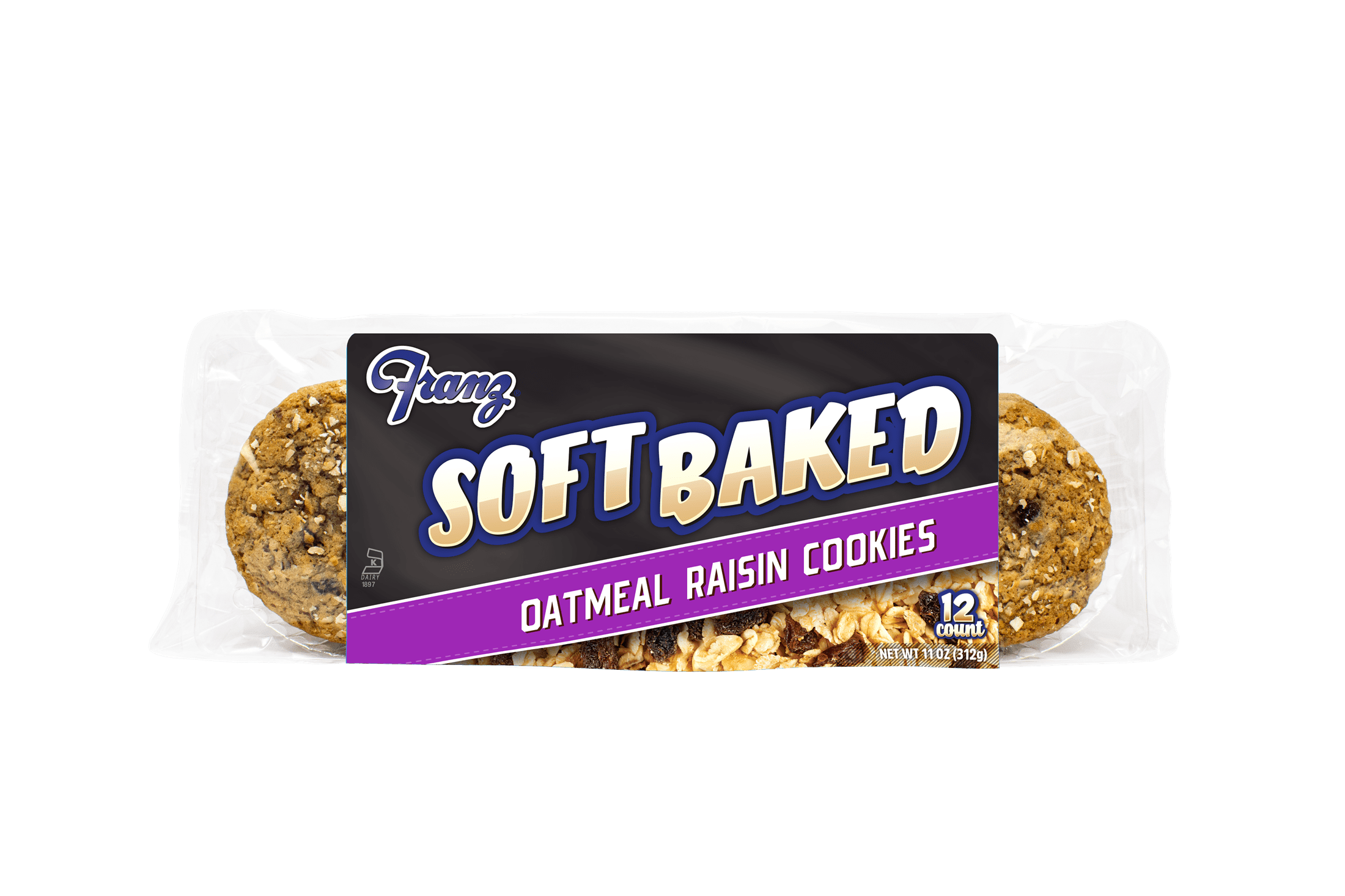 Franz Oatmeal Raisin Cookies, 10 oz, 12 Count