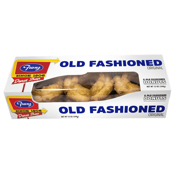 Franz Old Fashioned Donuts, 12 oz, 6 Count