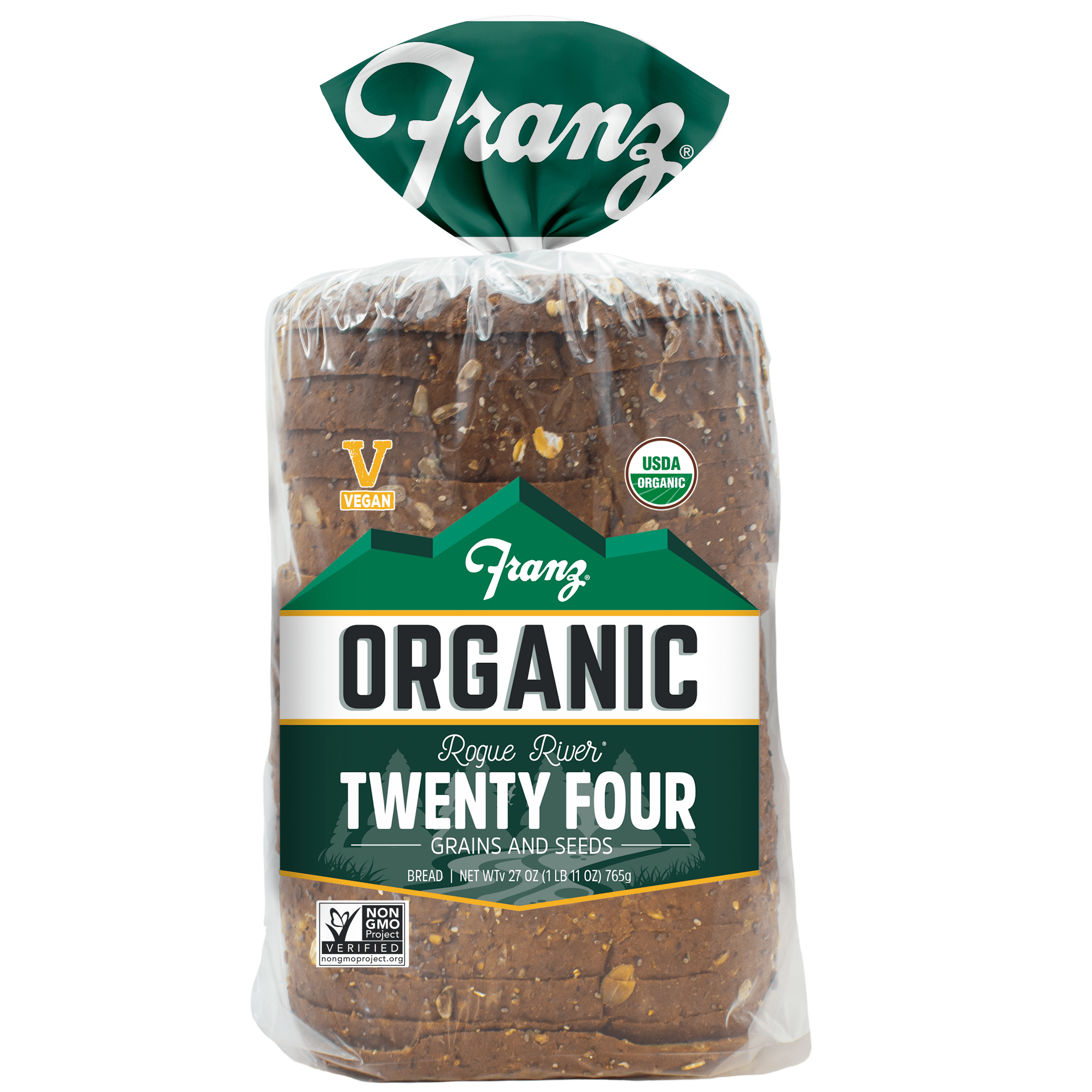 Franz Organic Rogue River Twenty Four Grains and Seeds, 27 oz