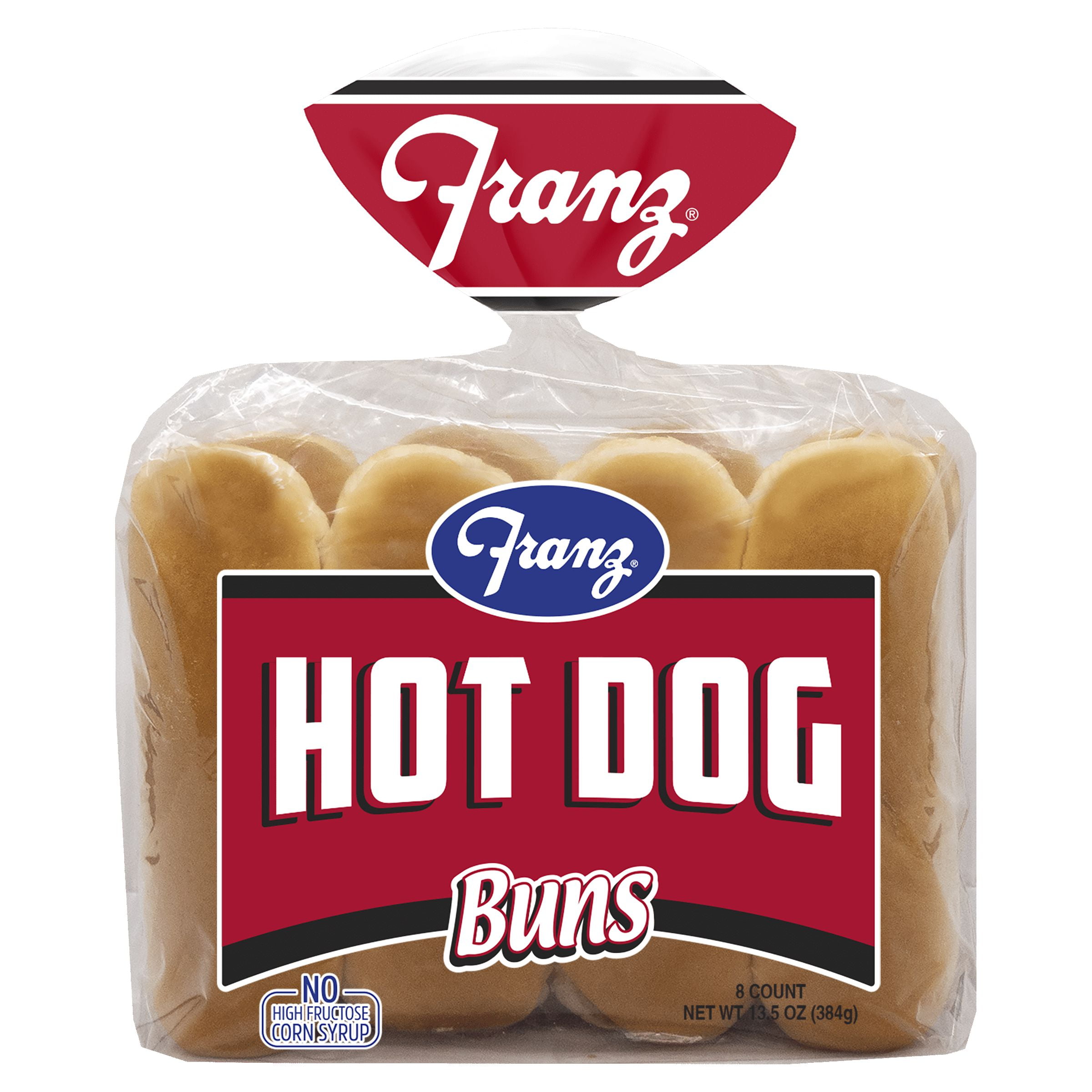 Franz Premium Cluster Hot Dog Buns, 13.5 oz, 8 Count - Walmart.com