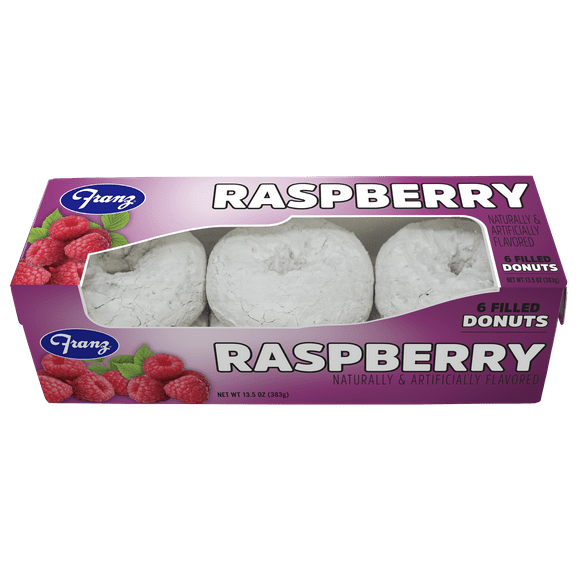 Franz Raspberry Filled Donuts, 13.5 oz, 6 Count