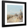 thumbnail image 1 of Franz Richard Unterberger 15x17 Black Modern Framed Museum Art Print Titled - On the Way to Pompeii, with Vesuvius Beyond, 1 of 5