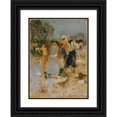 thumbnail image 1 of Franz Rumpler 14x18 Black Ornate Wood Framed Double Matted Museum Art Print Titled - Summer (1873), 1 of 5