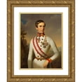 thumbnail image 1 of Franz Russ The Elder 18x24 Gold Ornate Framed and Double Matted Museum Art Print Titled - Kaiser Franz Joseph I. in Gala-Feldmarschallsuniform (1852), 1 of 4