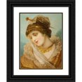 thumbnail image 1 of Franz Russ The Elder 19x24 Black Ornate Framed Double Matted Museum Art Print Titled: Half -Length Portrait of a Lady in the Rich Costume, 1 of 5