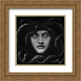 thumbnail image 1 of Franz Stuck 2x Matted 20x20 Gold Ornate Framed Art Print 'Medusa', 1 of 2