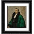thumbnail image 1 of Franz Stuck 2x Matted 20x22 Black Ornate Framed Art Print 'Portrait of Prof. Dr. Josef Amann, Albert Jr., a gynecologist, a university professor and art collector', 1 of 2