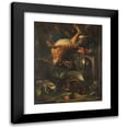thumbnail image 1 of Franz Werner von Tamm 20x24 Black Modern Framed Museum Art Print Titled - Attributed - Hunting Life with Rabbit and Birds (1700), 1 of 5