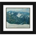 thumbnail image 1 of Franz Wilhelm Jäger 23x20 Black Ornate Framed Double Matted Museum Art Print Titled: Isergebirgslandschaft (1915), 1 of 5
