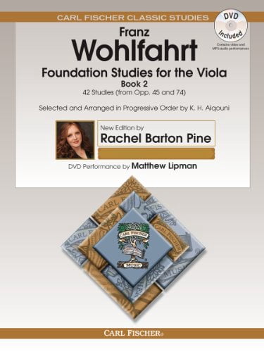 Franz Wohlfahrt Foundation Studies for the Viola Book 2 (Book/DVD Set) by Rachel Barton Pine